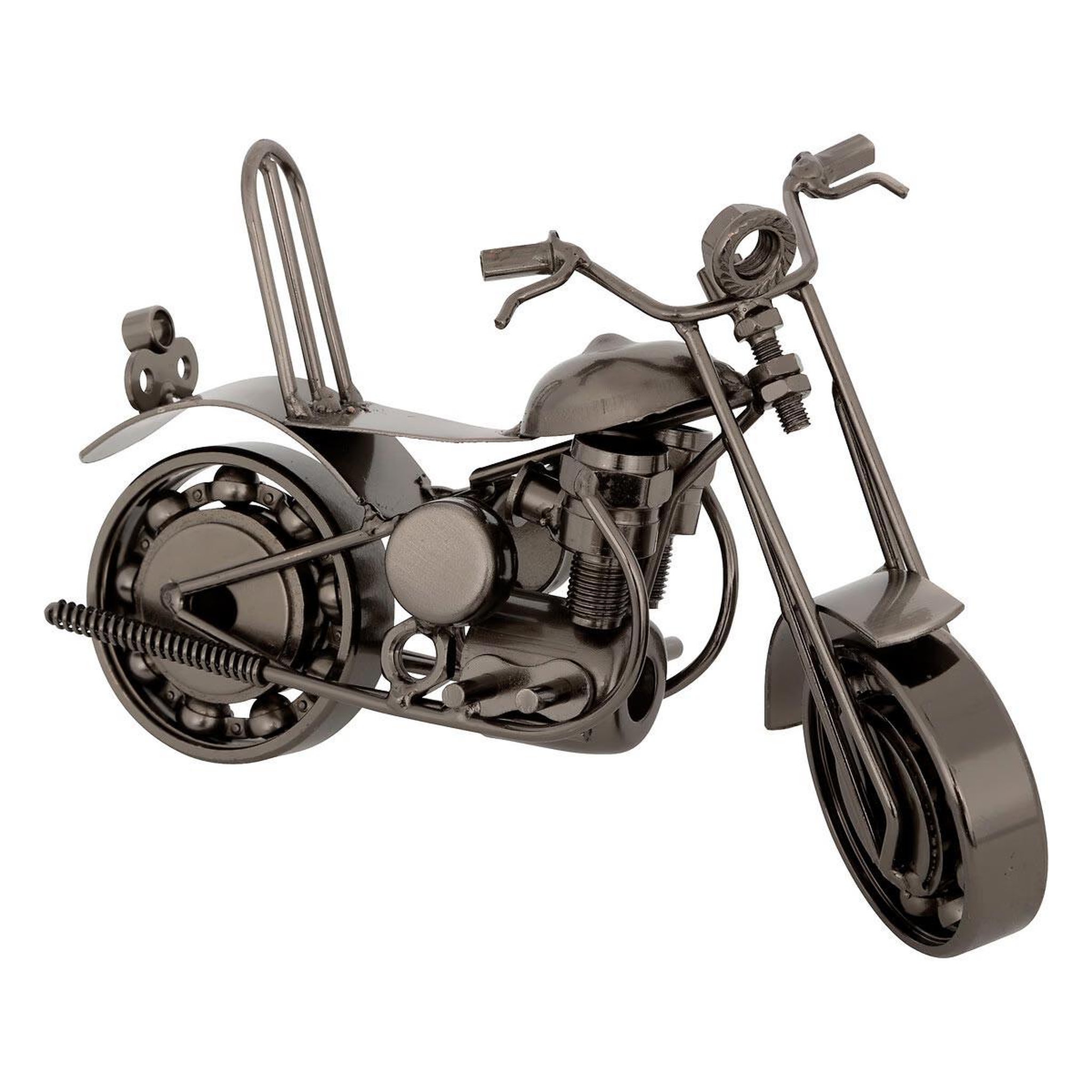 ATMOSPHERA Décoration moto en métal  imran  20cm argent