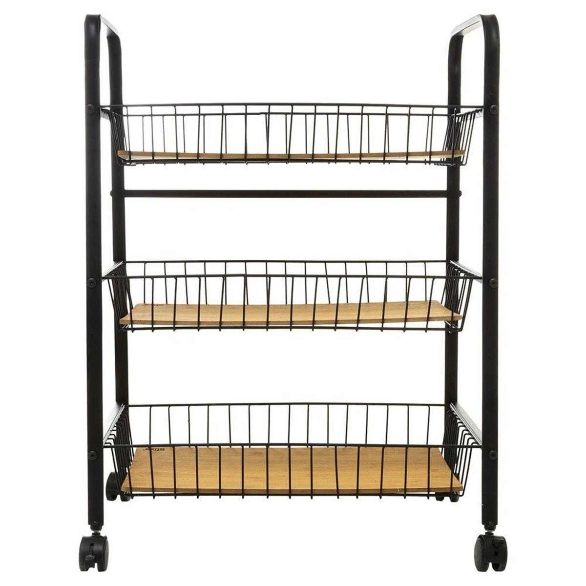 ATMOSPHERA Resserre rectangle métal bois Nera