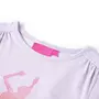 VIDAXL T-shirt enfants a manches longues lilas clair 140