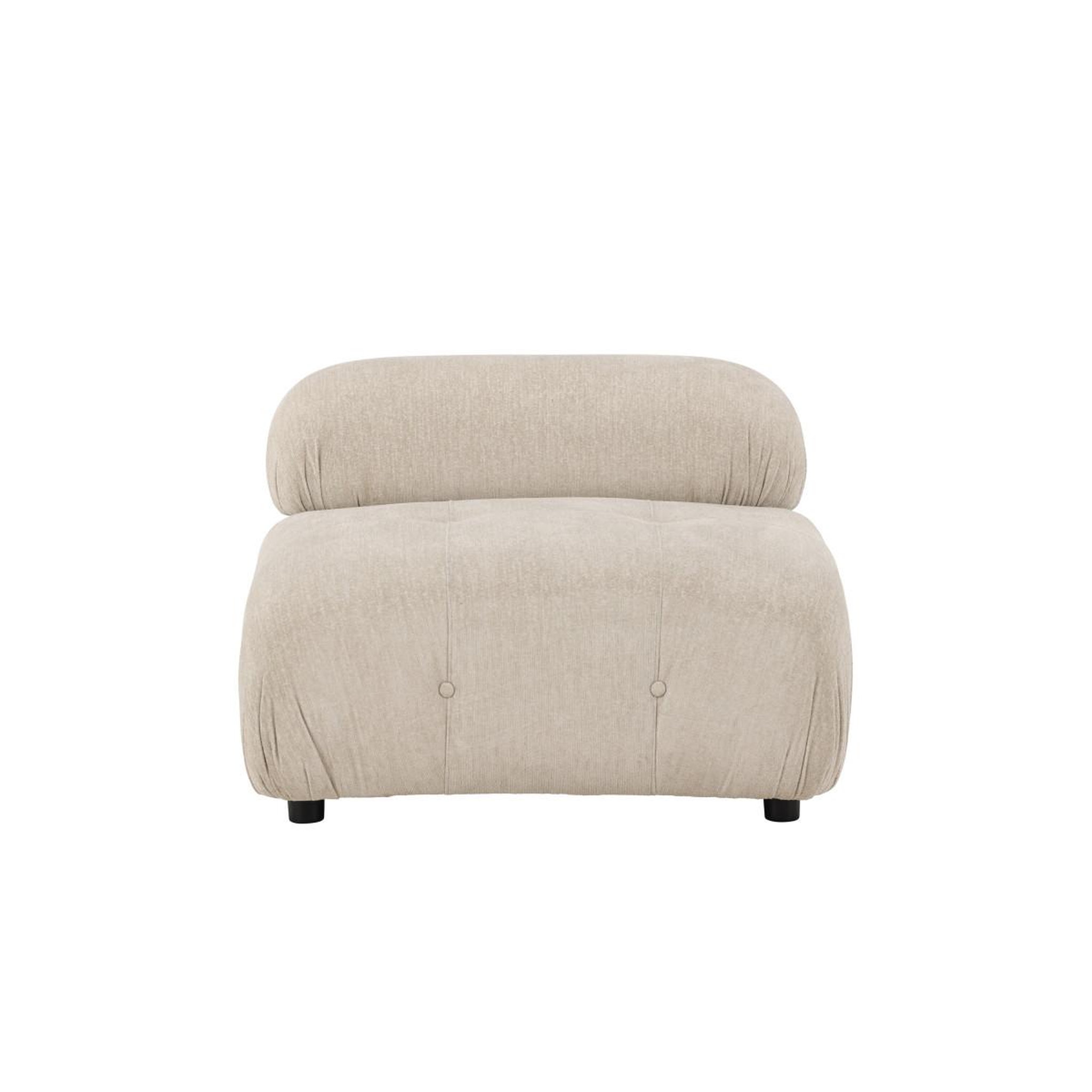 Voir la diapositive 2 : Paris Prix Module canapé droit  mika  95cm beige