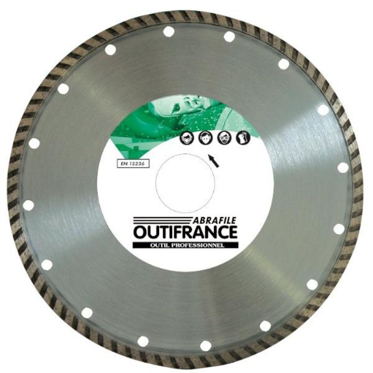 OUTIFRANCE Disque diamant jante continue Ø 230 x 22 mm