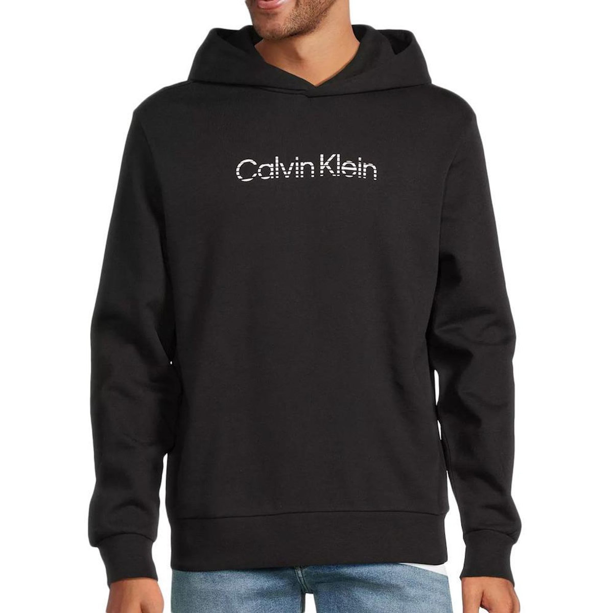 CALVIN KLEIN JEANS Sweat à Capuche Noir Homme Calvin Klein Jeans K10K112445