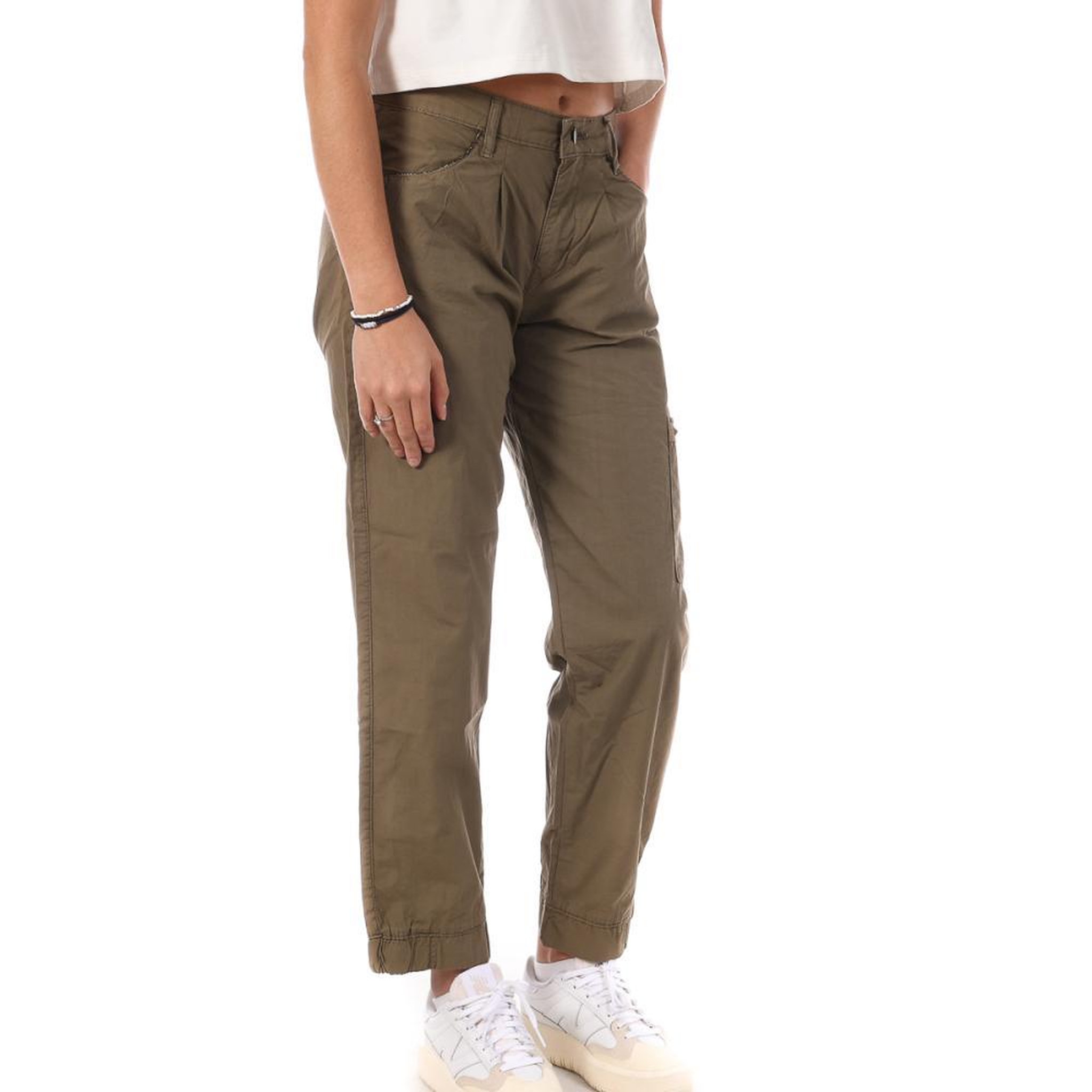 JOSEPH IN Pantalon Kaki  Femme Joseph In Paul. Coloris disponibles : Vert