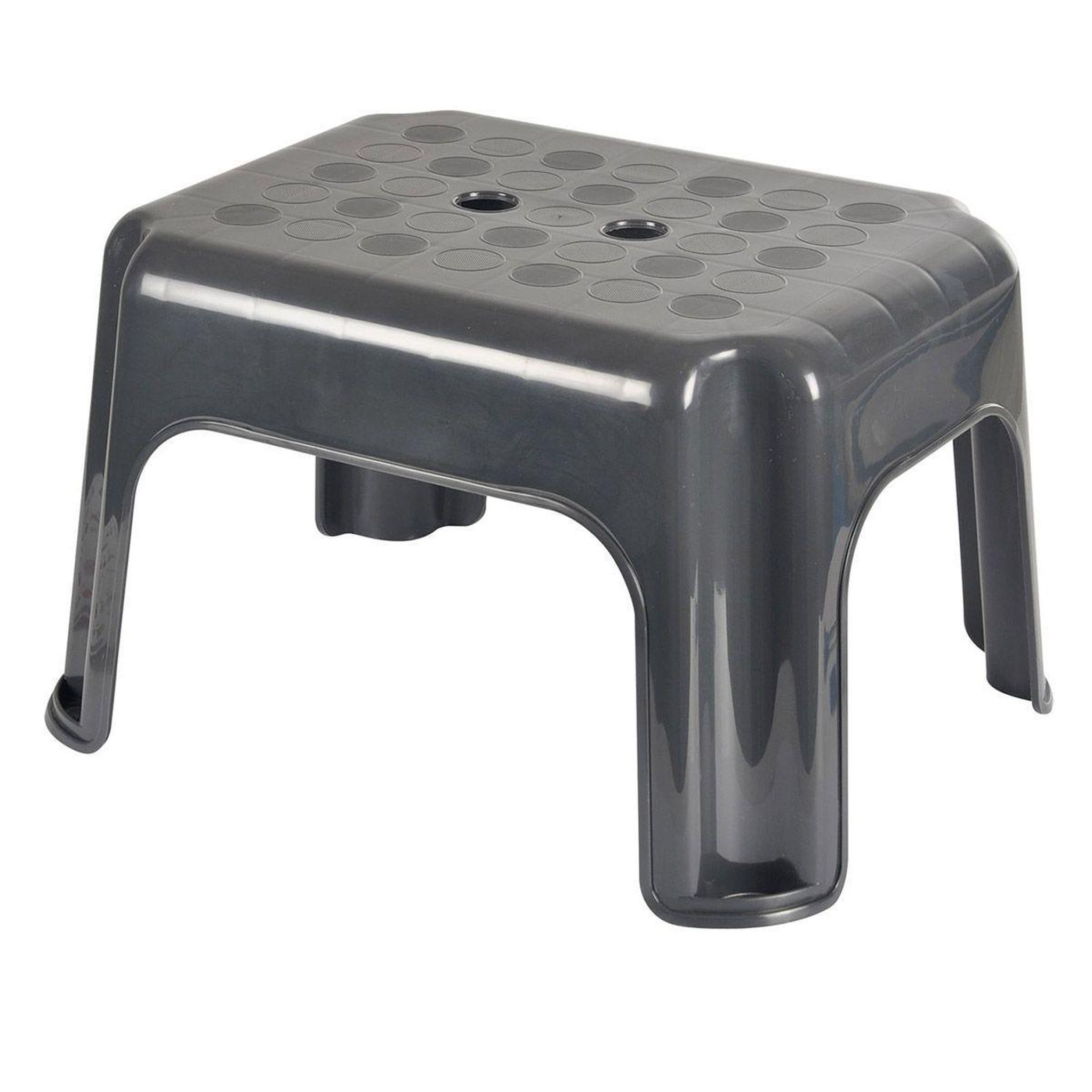 HOMEA Tabouret  utilitaire maison  40cm anthracite