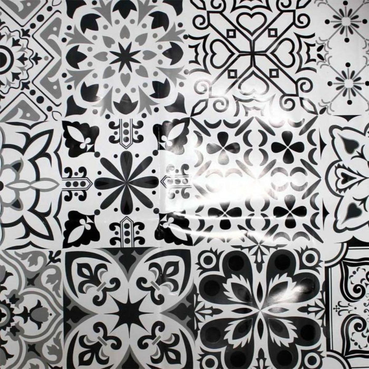 Paris Prix Rouleau Adhésif Fantaisie  Lisboa  45x200cm Noir