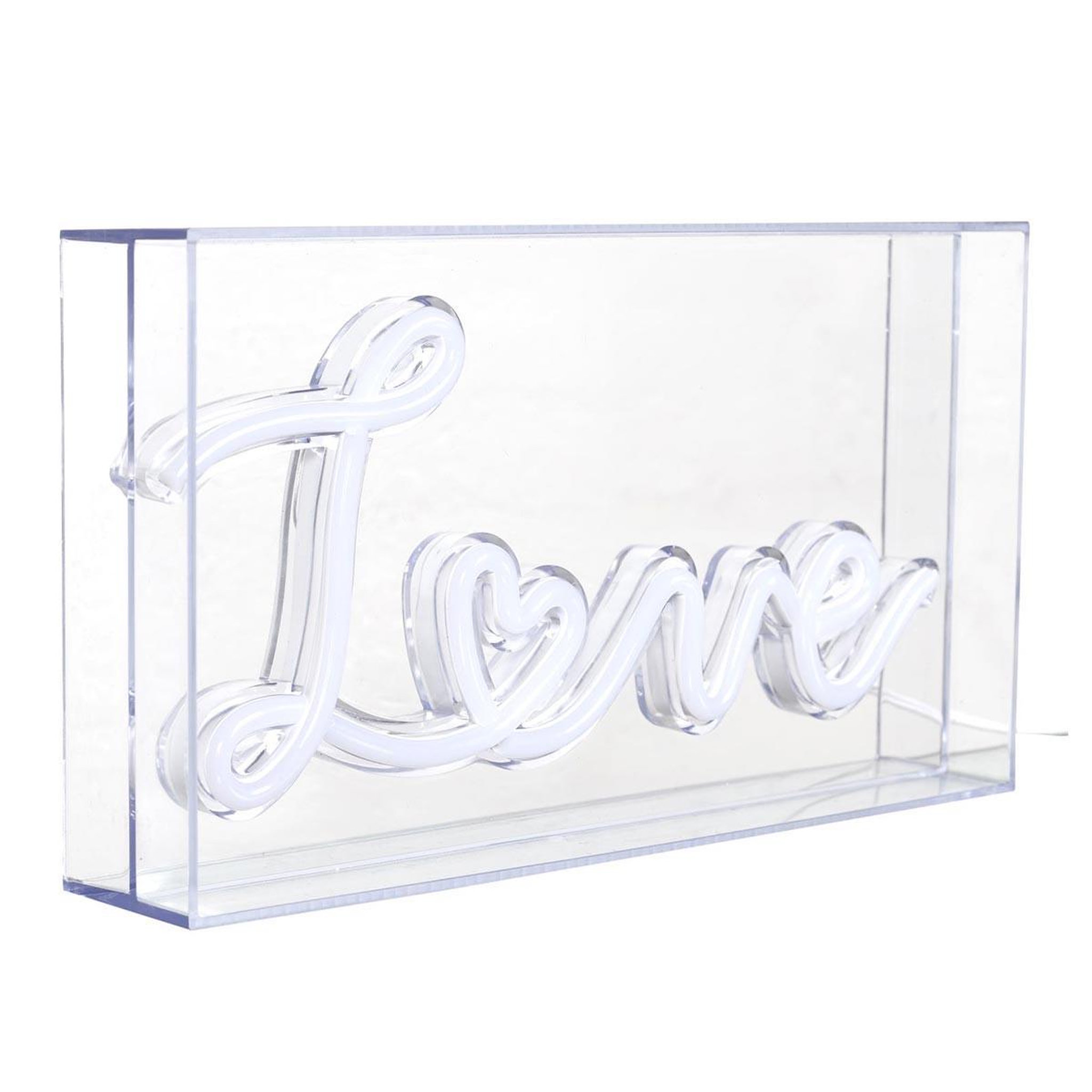 The Home Deco Factory Lampe led effet néon  love  23cm rose