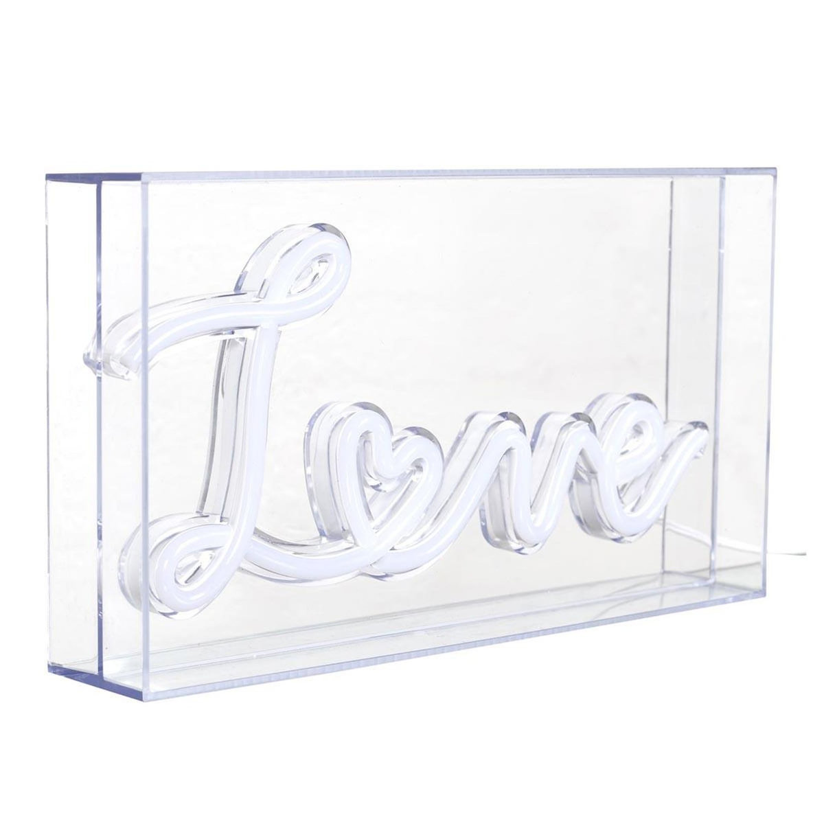 Paris Prix Lampe LED Effet Néon  Love  23cm Rose