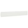 Voir la diapositive 4 : VIDAXL Bordures de pelouse 50 pcs blanc 15x103 cm acier lamine a froid