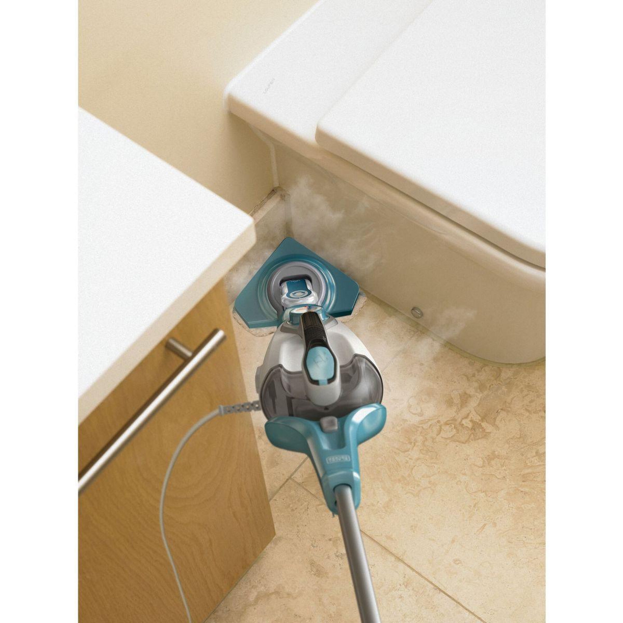 Voir la diapositive 2 : Black et Decker Lingettes et serpillères lavage delta fsmp30 triangulaire nettoyeur vapeur fsm1630