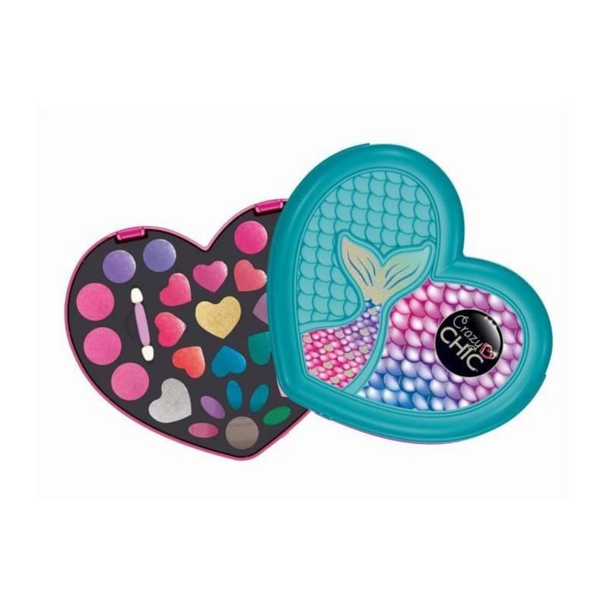 CLEMENTONI Clementoni - Crazy Chic - Maquillage Sirene - Fards a paupieres, brillant a levres et applicateurs - Dés 6 ans