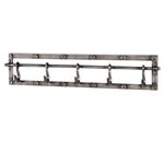 Paris Prix Patère Murale en Métal  5 Crochets  73cm Anthracite