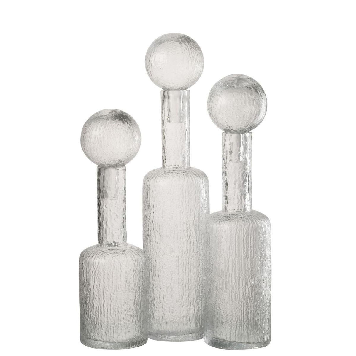 Paris Prix Bouteille Déco en Verre  Spiaggia  49cm Transparent