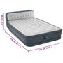 Voir la diapositive 6 : INTEX Matelas gonflable Ultra Plush Headboard 2 places - Intex
