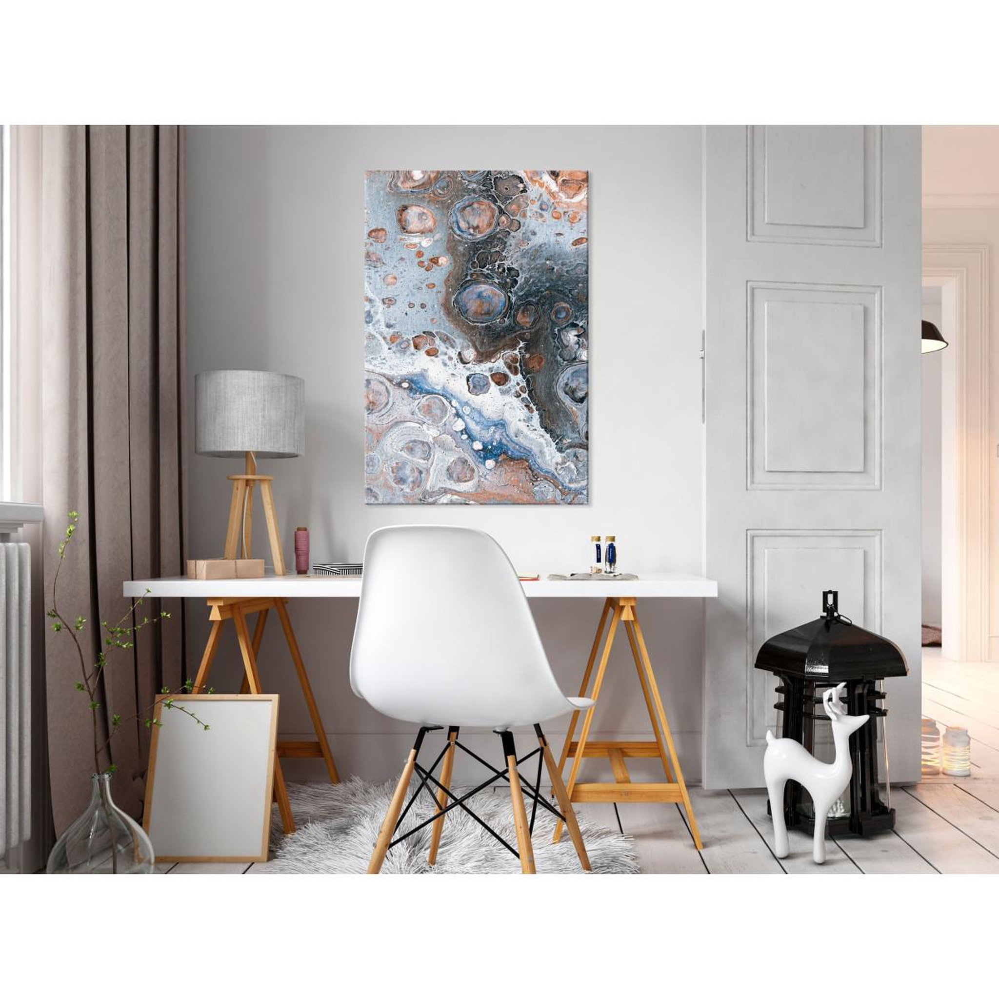 Voir la diapositive 2 : Paris Prix Tableau Imprimé  Blue Sienna Marble