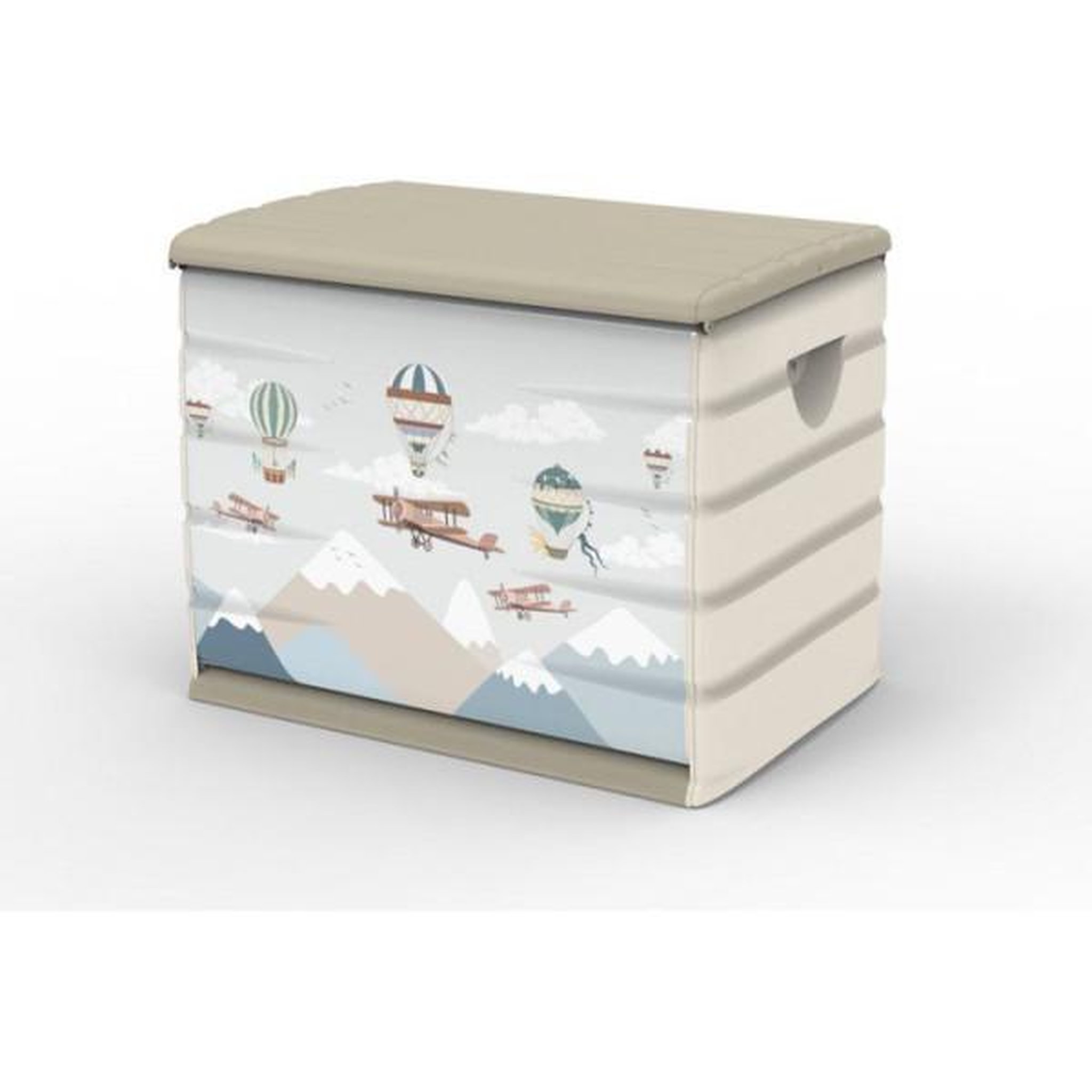 PLASTIKEN Coffre de rangement - PLASTIKEN - 260 L - 80 x 61 x 53 cm - Globo