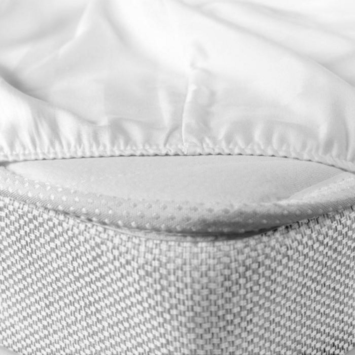 Paris Prix Drap Housse Bébé  Extensible  60x120cm Blanc