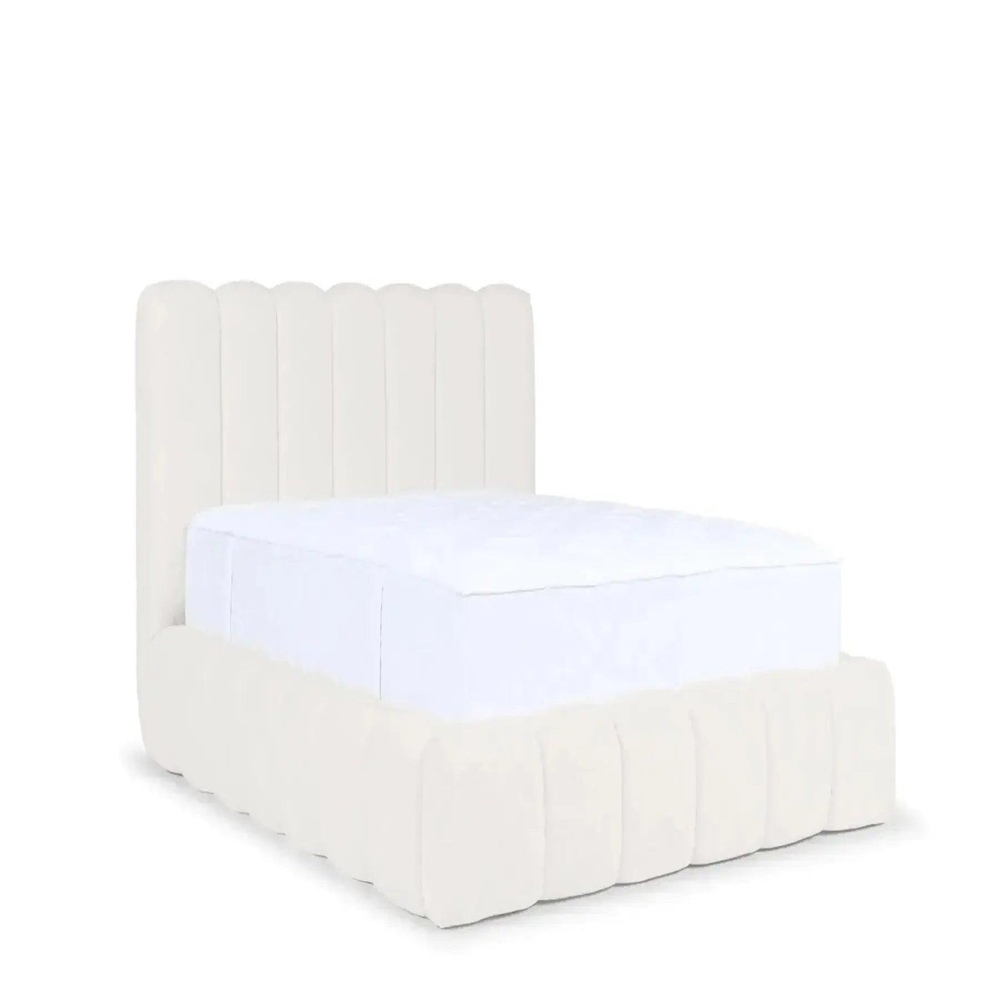 Voir la diapositive 1 : CASANOVA PARIS Garance - lit coffre tissu chenille