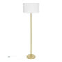 Voir la diapositive 3 : ATMOSPHERA Abat Jour en Tissu Bouclette  Beline  40cm Blanc