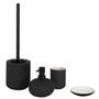 Voir la diapositive 2 : Paris Prix Brosse WC Unie Soft Touch  Mambo  38cm Noir