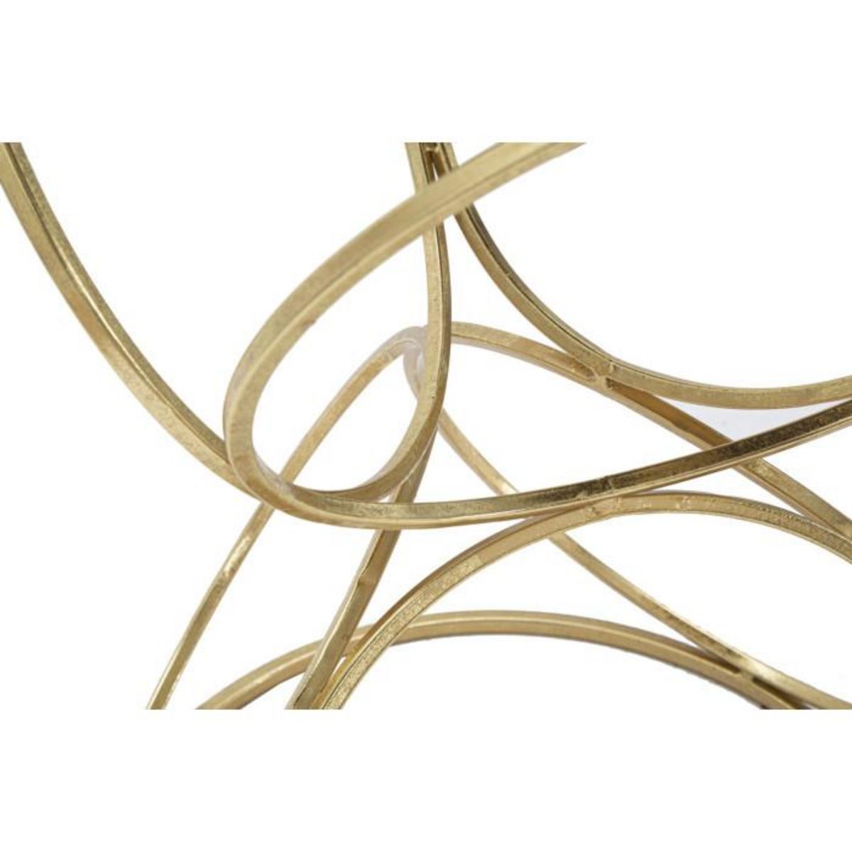 Paris Prix Table d'Appoint Design  Circle  61cm Or