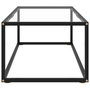 Voir la diapositive 3 : VIDAXL Table basse Noir avec verre trempe 100x50x35 cm