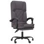 Voir la diapositive 2 : VIDAXL Fauteuil de massage inclinable de bureau Gris Similicuir