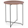 Voir la diapositive 1 : Paris Prix Table d'Appoint Design  Kwiko  46cm Noyer