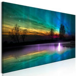 Paris Prix Tableau Imprimé  Rainbow Aurora Narrow. Coloris disponibles : Multicolore