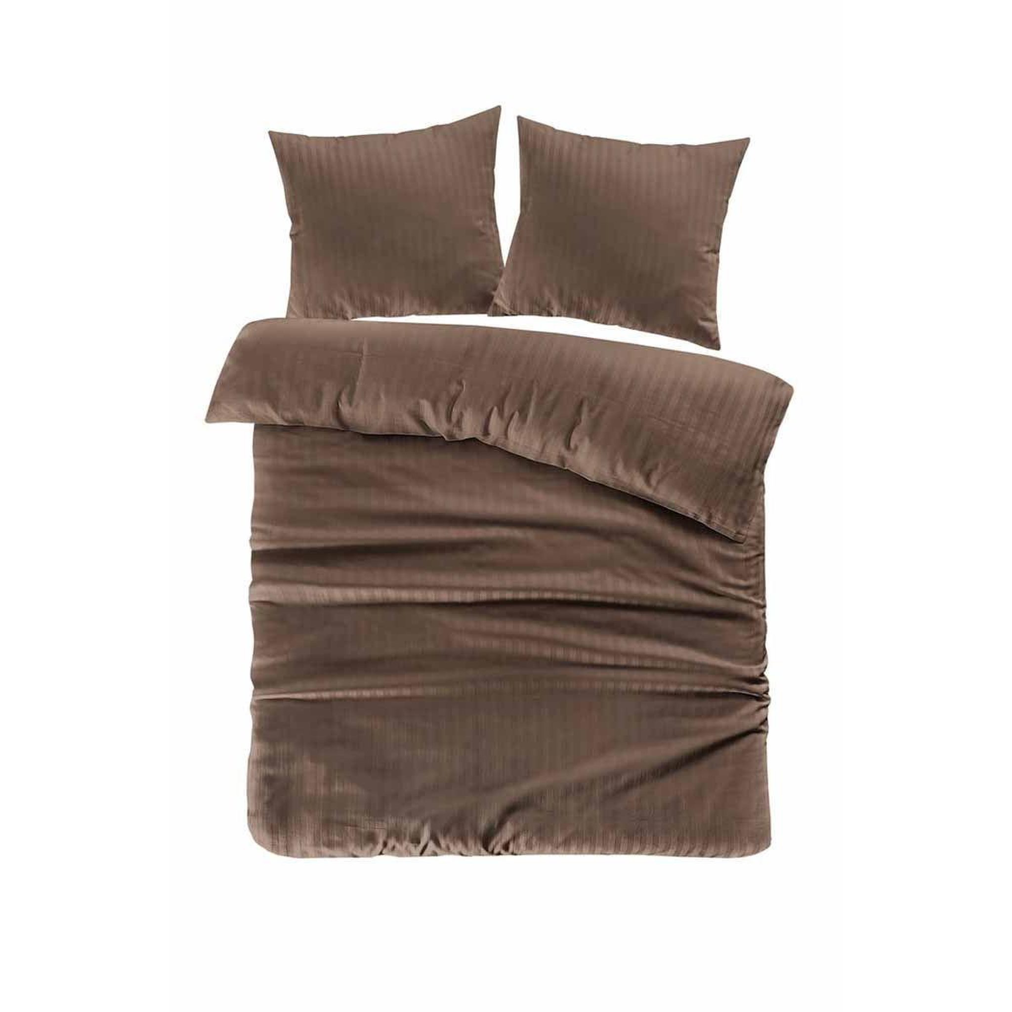 Voir la diapositive 3 : Paris Prix Parure de Lit 2 Pièces  Valerina  140x200cm Marron