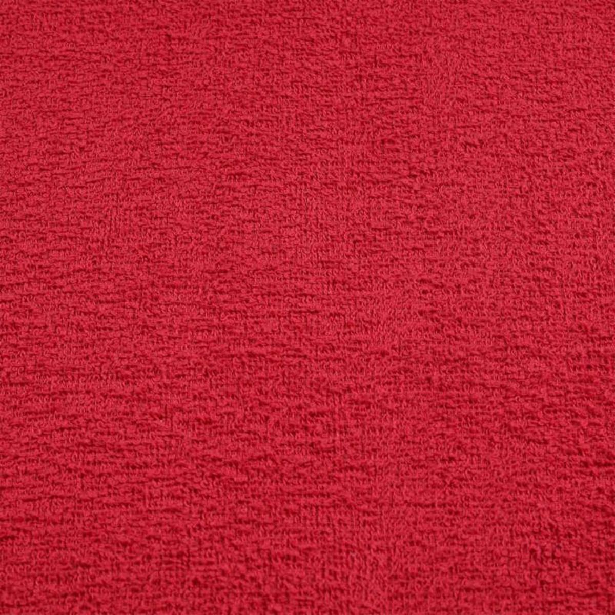 VIDAXL Serviettes 10 pcs rouge 100x200 cm 360 g m² 100% coton