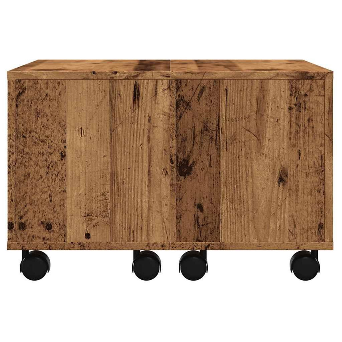 VIDAXL Table basse vieux bois 60x60x38 cm bois d'ingenierie