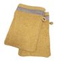Voir la diapositive 2 : ACTUEL Lot 2 Gants de toilette fantaisies en coton 450gr/m²