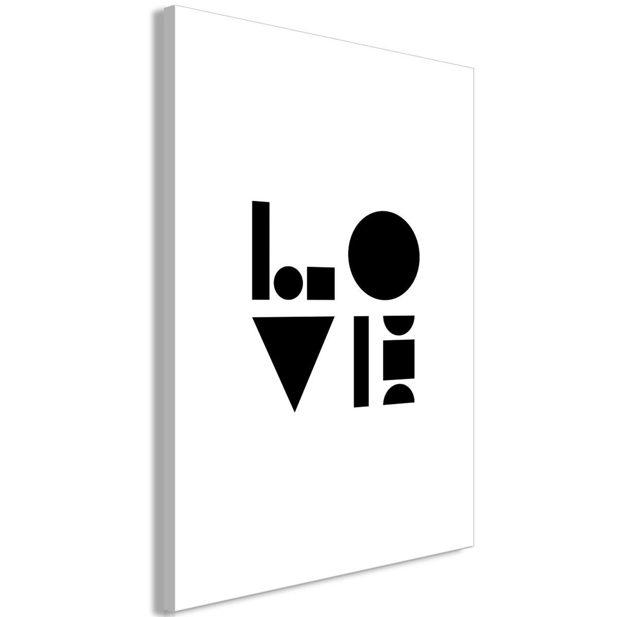 Voir la diapositive 1 : Paris Prix Tableau Imprimé  Black, White & Love