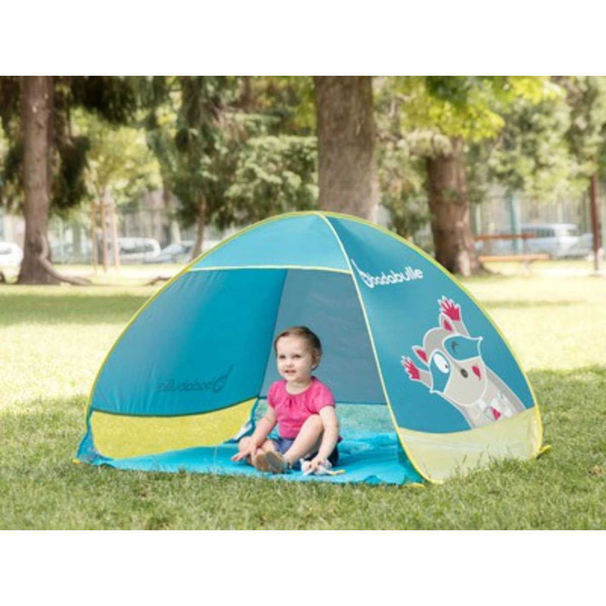 BADABULLE Tente anti-UV bleue
