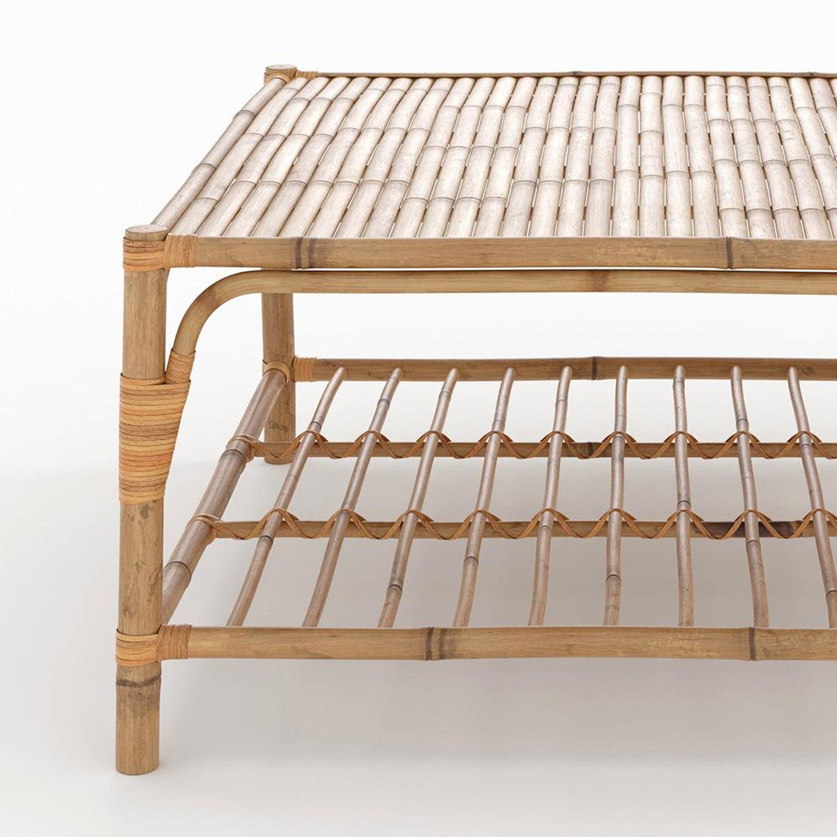 Rendez vous déco Table basse de jardin en bambou-Timy