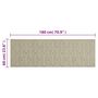Voir la diapositive 5 : VIDAXL Tapis de cuisine lavable impression feuilles 60x180 cm velours