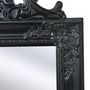 Voir la diapositive 3 : VIDAXL Miroir sur pied Style baroque 160x40 cm Noir