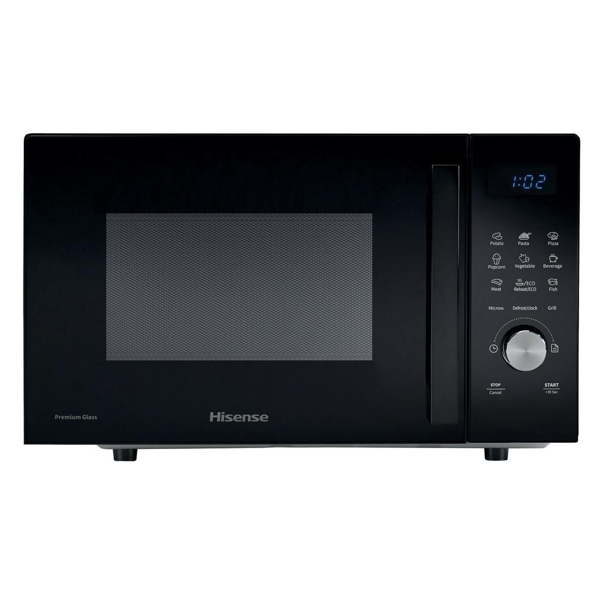 Hisense Micro-ondes grill 23l 800w noir - H23MOBSD1HG