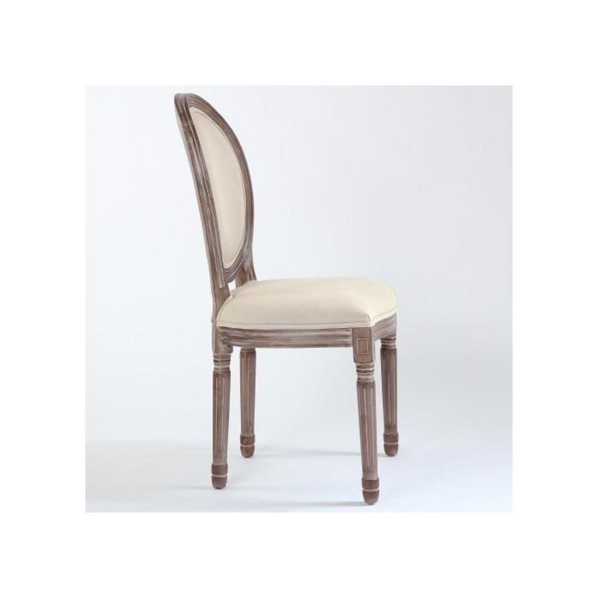 Paris Prix Lot de 20 Chaises Médaillon  Versailles  96cm Beige