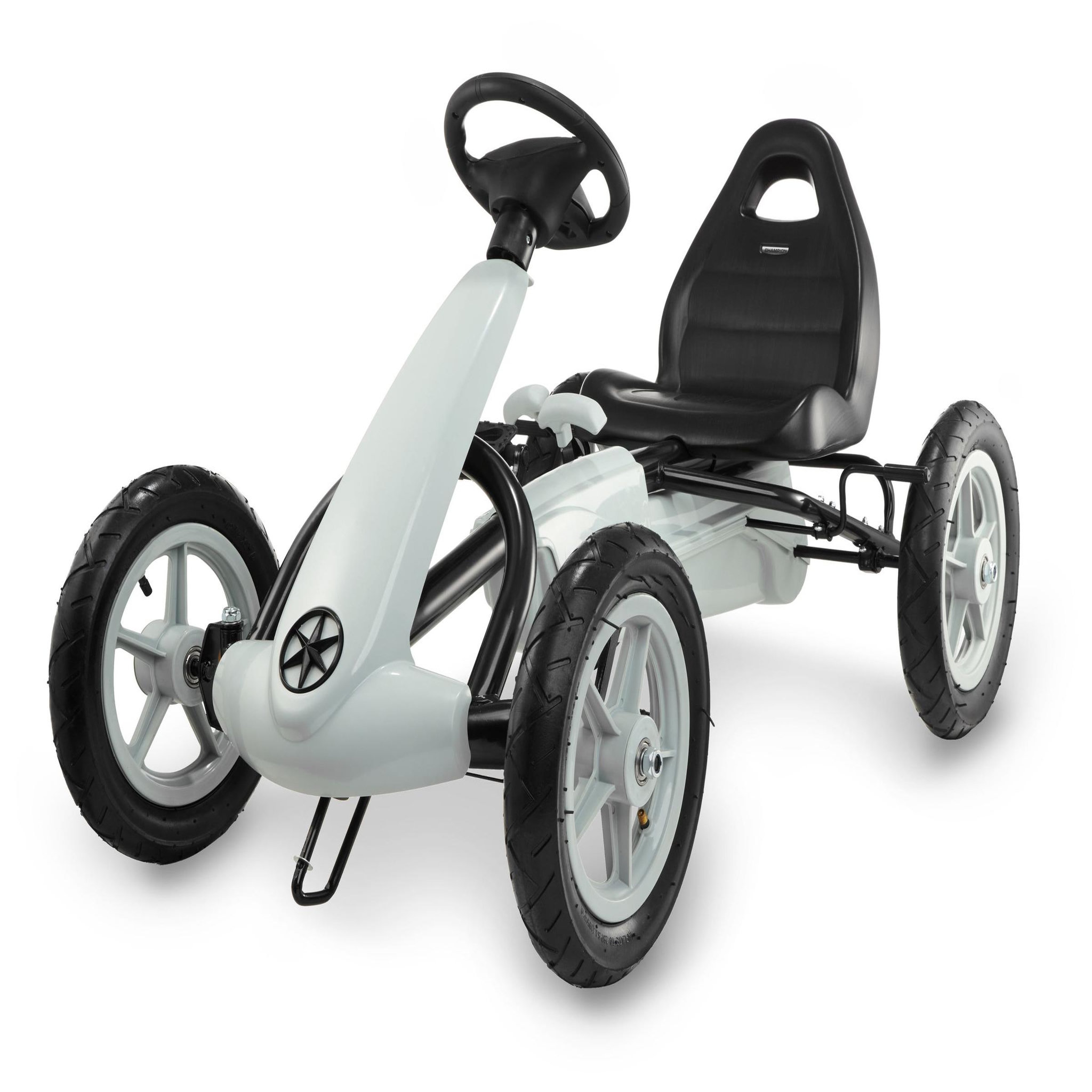 HYPERMOTION Kart à Pédales Enfant +5 ans, HyperMotion Evoque, Roues Gonflables 50 kg