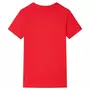 VIDAXL T-shirt pour enfants rouge 104