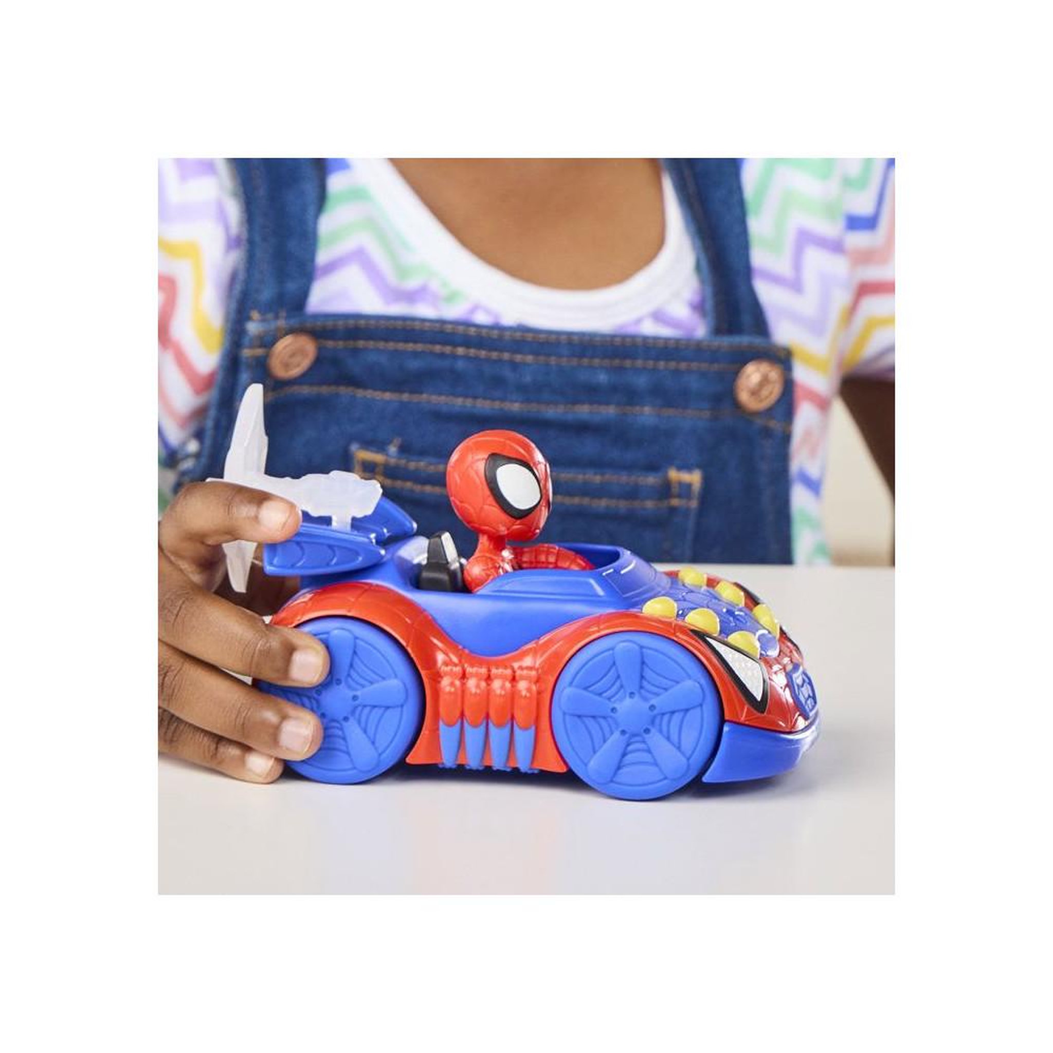 Voir la diapositive 5 : HASBRO Véhicule Arachno-Bolide de Spidey avec Figurine de 7,5 cm et Accessoire, Jouets pour Enfants, des 3 Ans, Spidey et Ses Amis Ext