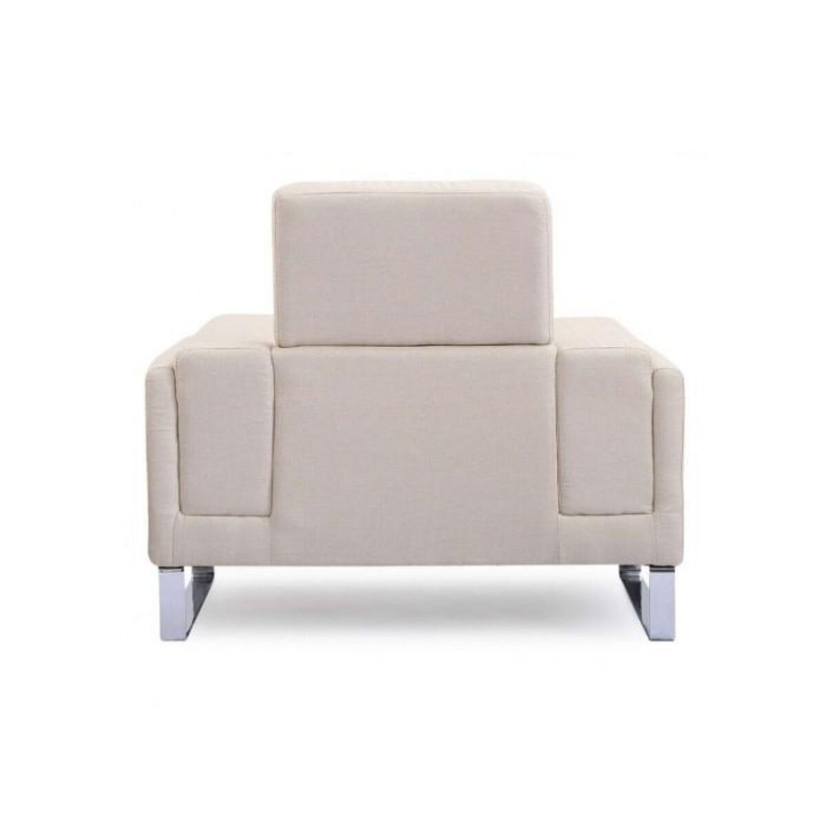 Paris Prix Fauteuil en Tissu  Ezekiel  104cm Beige