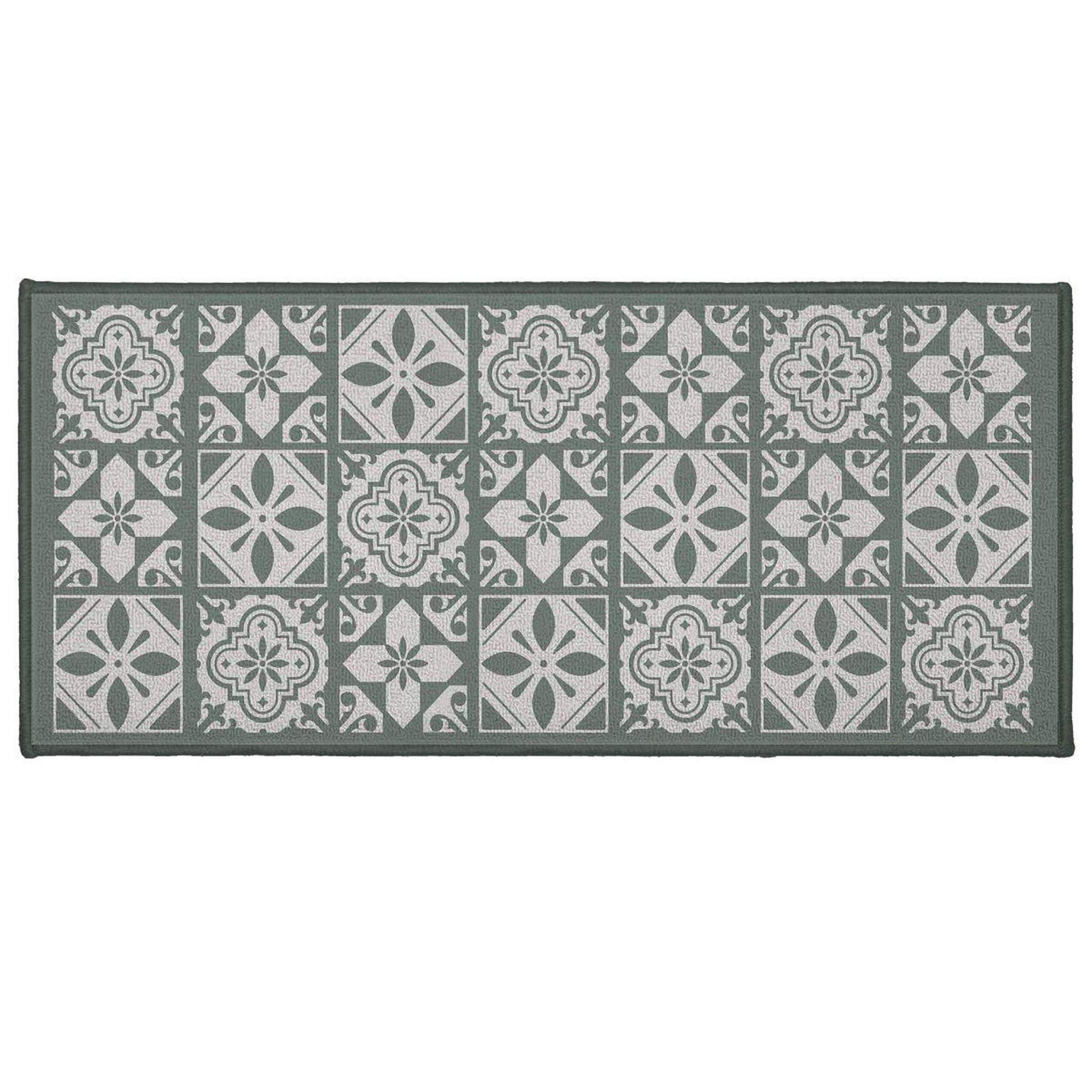 Douceur d'Intérieur Tapis de cuisine  constantine  50x120cm sauge