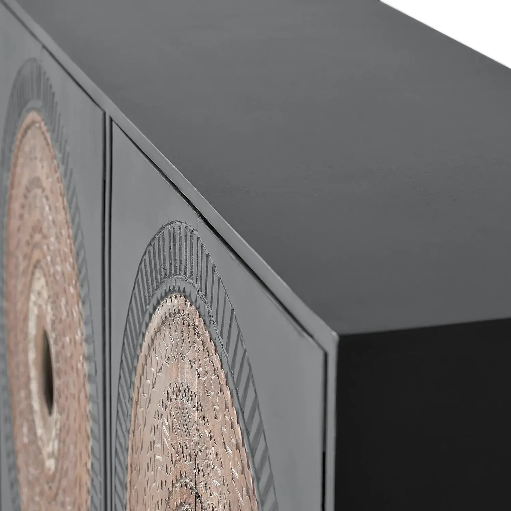 Voir la diapositive 2 : GINER Y COLOMER SL Buffet en bois de manguier 150cm style ethnique contemporain industriel