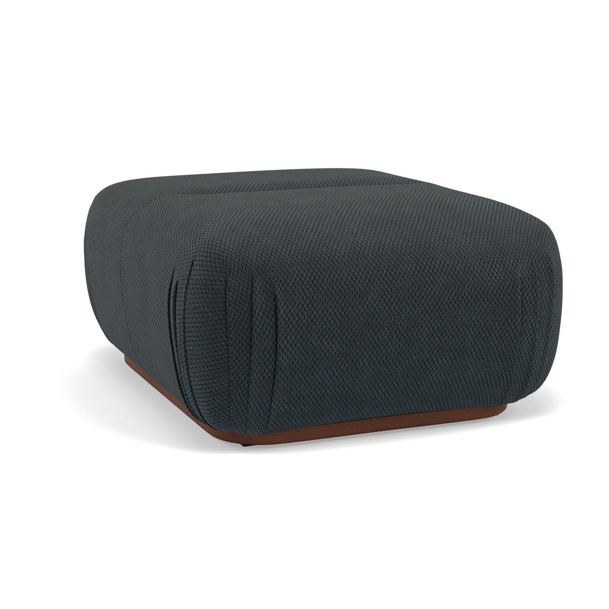 LISA DESIGN Penelope - pouf en velours texturé