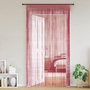 Voir la diapositive 1 : VIDAXL Rideau en fils 2 pcs 140 x 250 cm rose