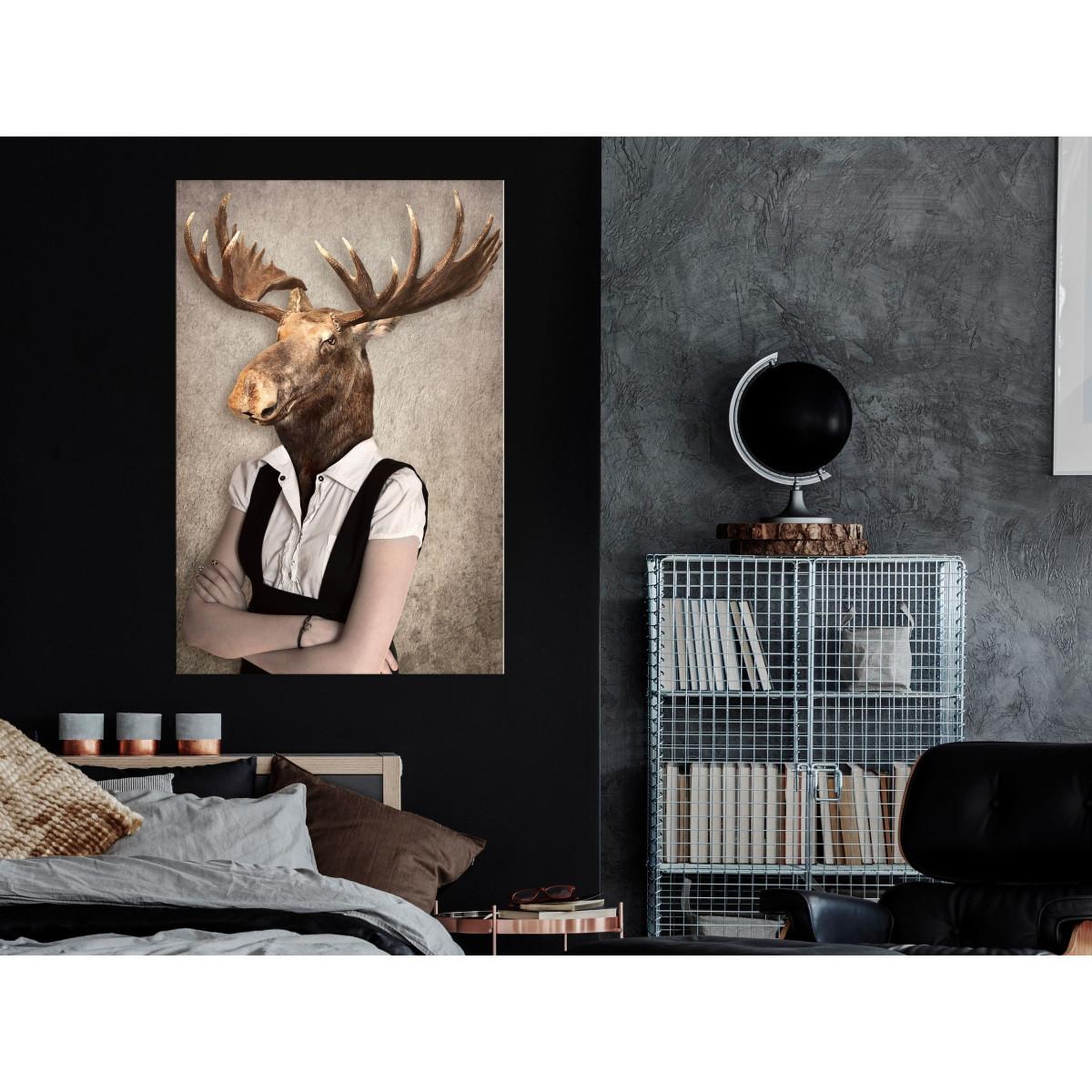 Voir la diapositive 2 : Paris Prix Tableau imprimé  brainy moose