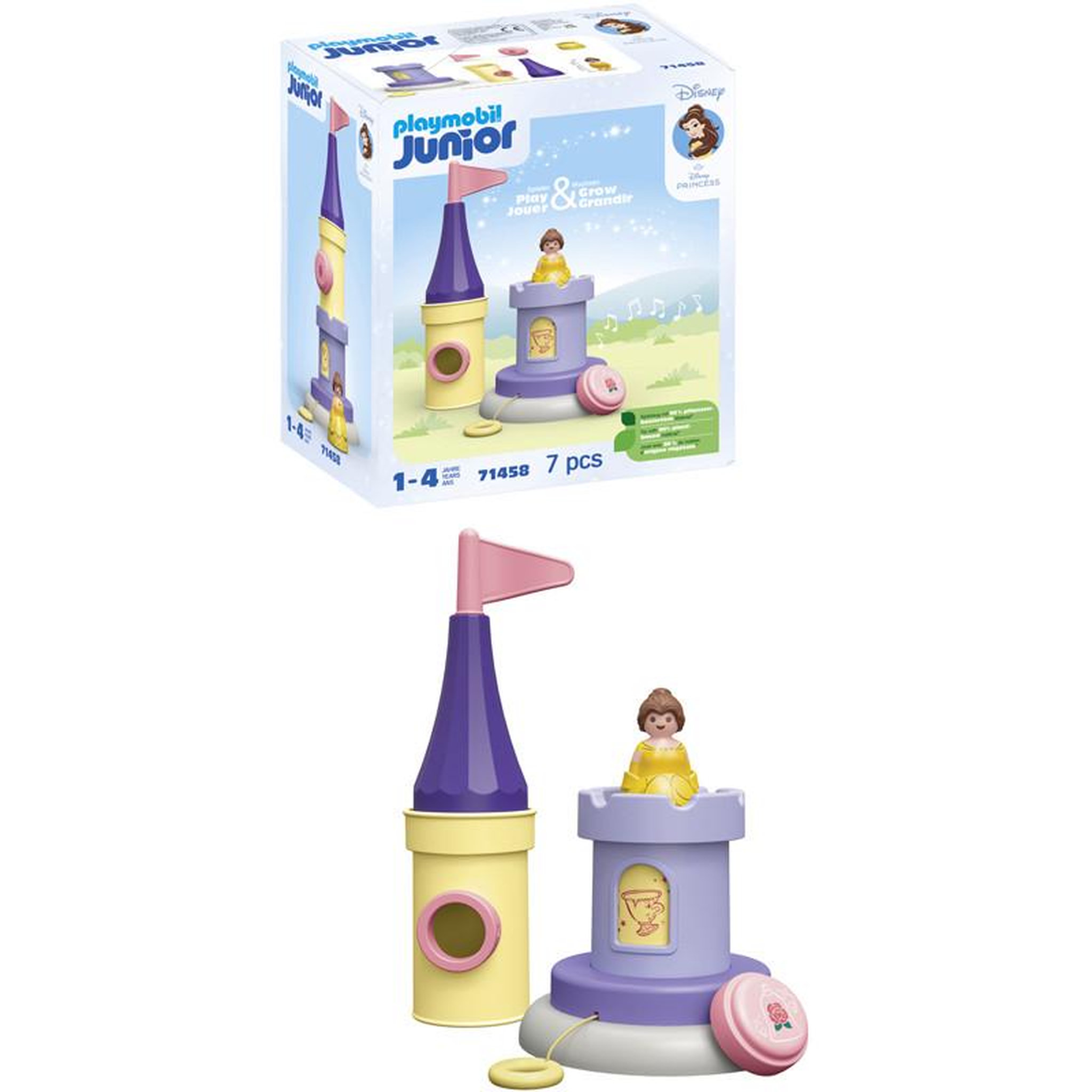 Voir la diapositive 2 : PLAYMOBIL Jouet musical 1er âge Playmobil La Tourelle de Belle
