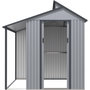 Voir la diapositive 4 : Habitat et Jardin Abri de jardin métal avec pergola  Madras  - 5.64 m² - 193 x 292 x 229 cm - Gris